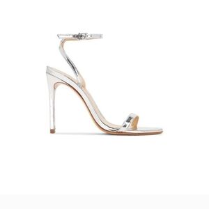 SCHUTZ Silver High Heel Sandals